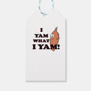 I Yam What I Yam - Classic Funny Meme Gift Tags