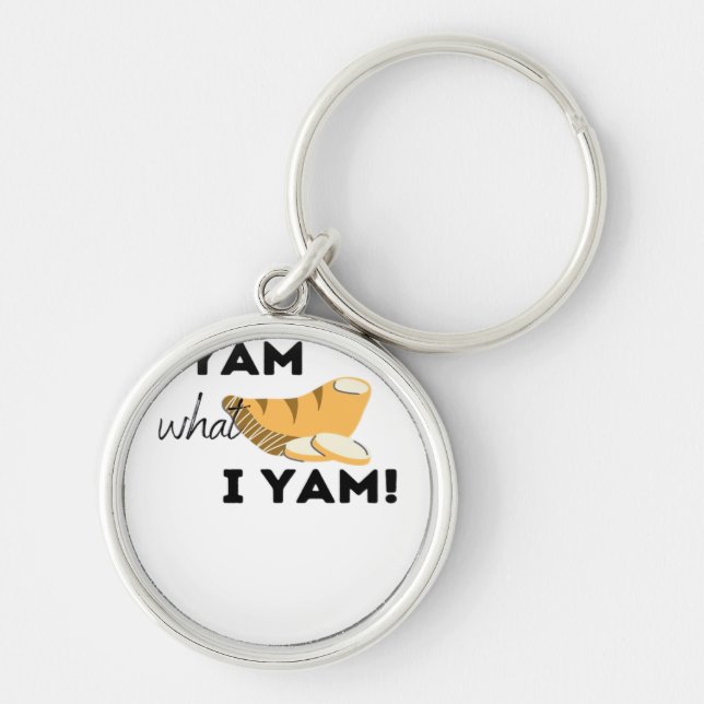I Yam What I Yam! Classic Key Ring (Front)