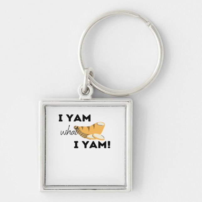 I Yam What I Yam! Classic Key Ring (Front)