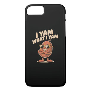 I Yam What I Yam Classic Quote iPhone 8/7 Case
