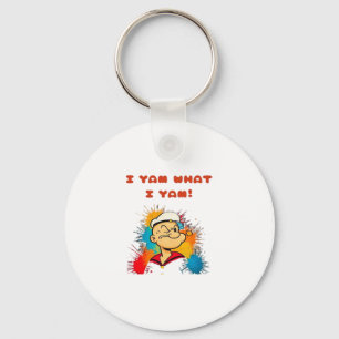 I Yam What I Yam Classic Sloth Trendy Key Ring