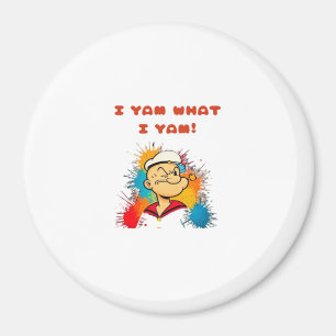 I Yam What I Yam Classic Sloth Trendy Magnet