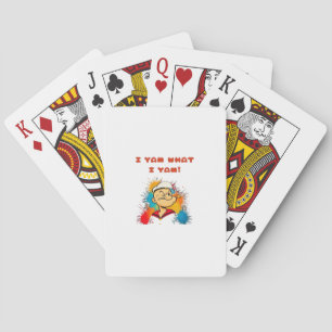 I Yam What I Yam Classic Sloth Trendy Playing Cards