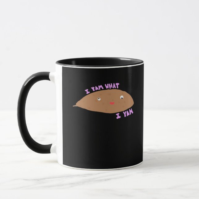 I Yam What I Yam Classic Trendy Mug (Left)