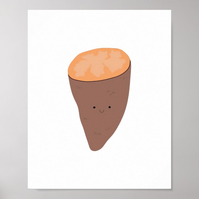 I Yam What I Yam Classic Trendy Quote Poster (Front)