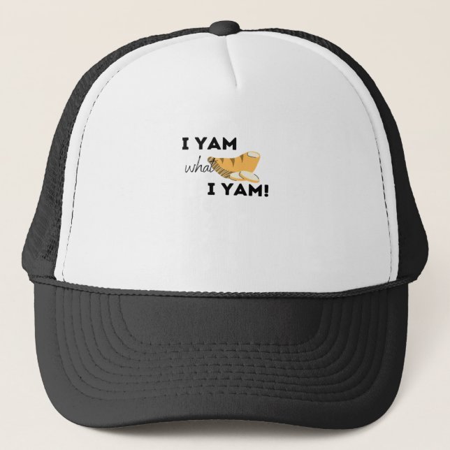 I Yam What I Yam! Classic Trucker Hat (Front)