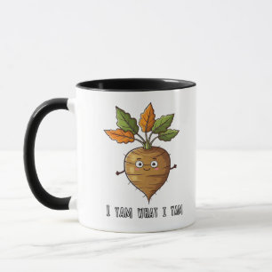 I Yam What I Yam Cute And Cosy Autumn Design Class Mug