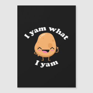 I Yam What I Yam, Cute Vegetarian Thanksgiving Pot