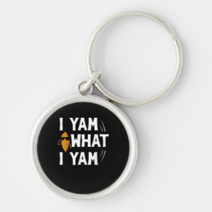 I Yam What I Yam Design - Sweet Potato Lover Desig Key Ring