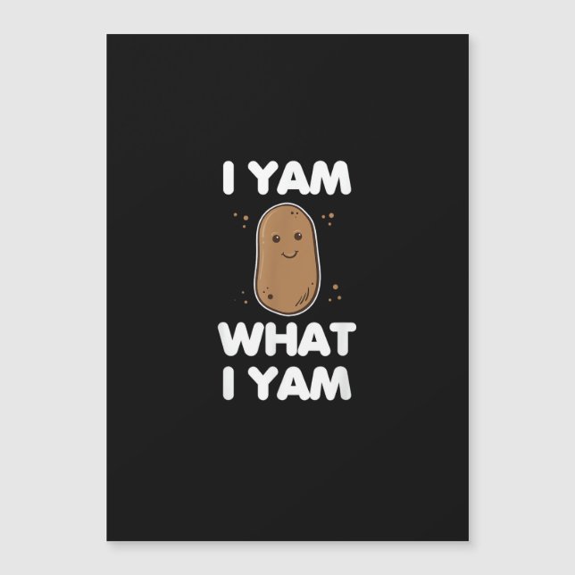 I Yam What I Yam Funny Thanksgiving (Front)