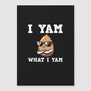 I Yam What I Yam Humorous V-Neck
