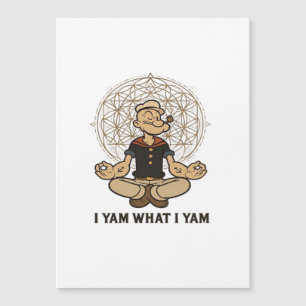 I Yam What I Yam Meme Quote Playful Tone