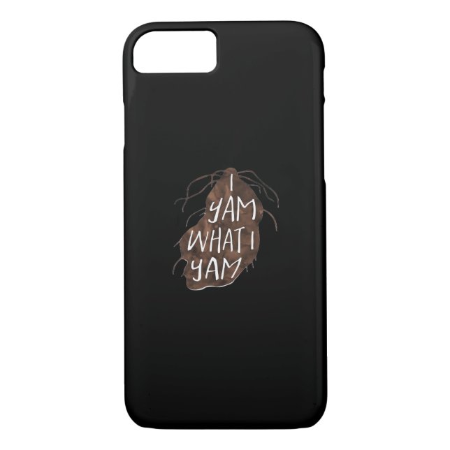 I Yam What I Yam - Pun Design Case-Mate iPhone Case (Back)