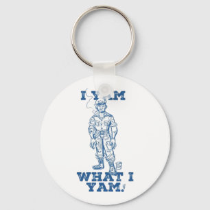 I Yam What I Yam. Sketch Design Key Ring