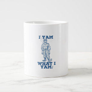 I Yam What I Yam. Sketch Design Large Coffee Mug