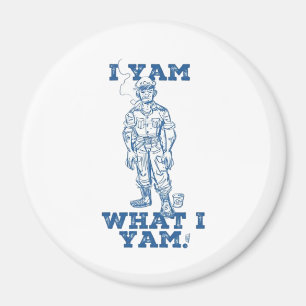 I Yam What I Yam. Sketch Design Magnet