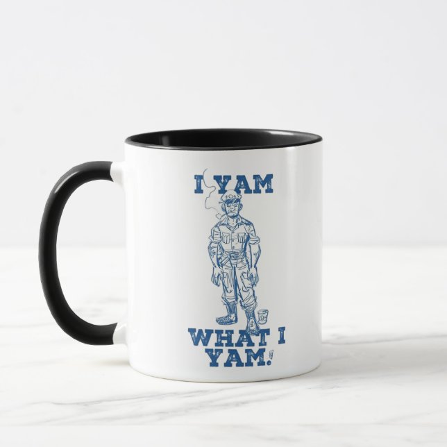 I Yam What I Yam. Sketch Design Mug (Left)