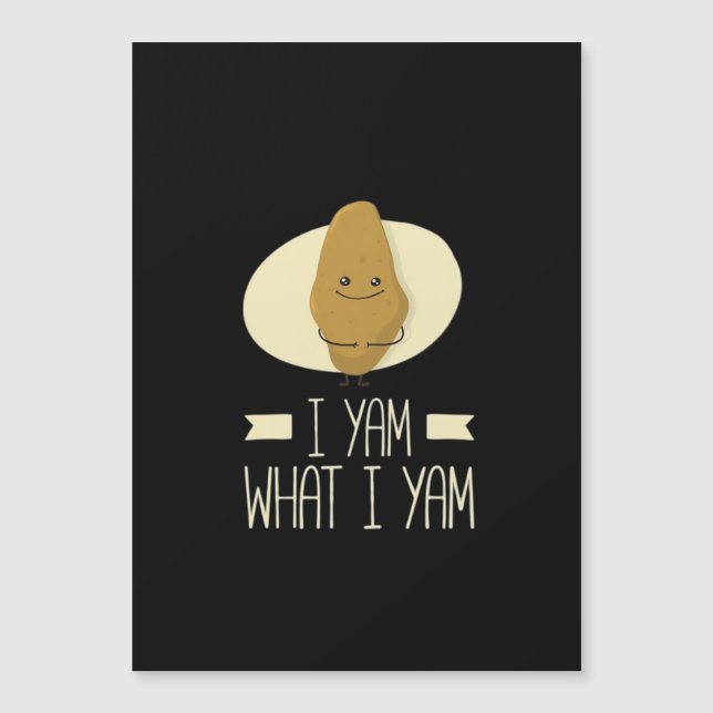 I Yam What I Yam - Sweet Potato Thanksgiving (Front)