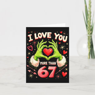 I You More Than 67 Valentine Meme Card