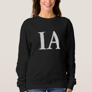 IA - Italia Three Part Italy - Italian Flag Part 3 Sweatshirt