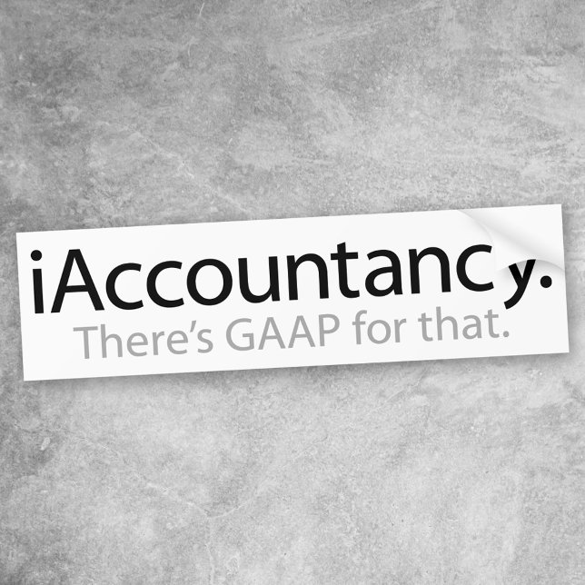 iAccountancy Bumper Sticker (Creator Uploaded)
