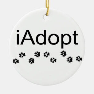 iAdopt Ceramic Ornament