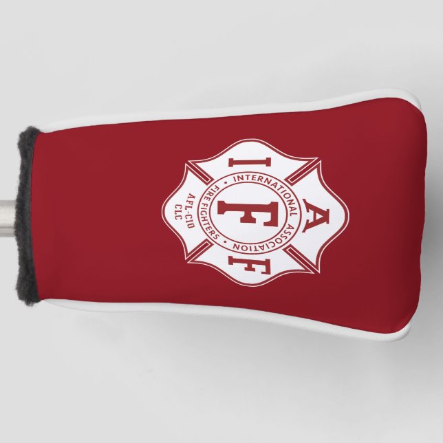 IAFF / Firefighter Maltese Cross Putter Cover (Front)