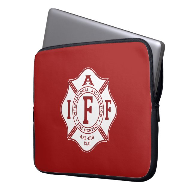 IAFF Maltese Cross Laptop Bag (Front Left)