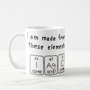 Iago periodic table name mug
