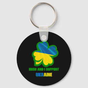 Iam Irish And I Support Ukraine Key Ring
