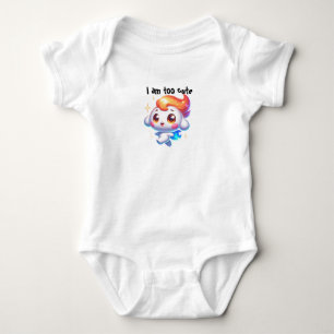 Iam too cute baby bodysuit