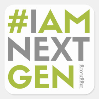 #IAMNEXTGEN 3"x3" Square Sticker
