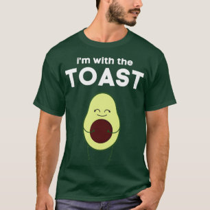 Iamp39m With The Toast Costume Halloween Gifts T-Shirt