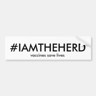 #IAMTHEHERD bumper sticker
