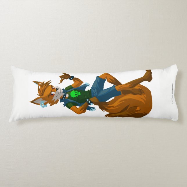 Ian McFoxx | Shaka Brah Body Pillow (Front)