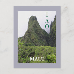 IAO VALLEY, MAUI POSTCARD