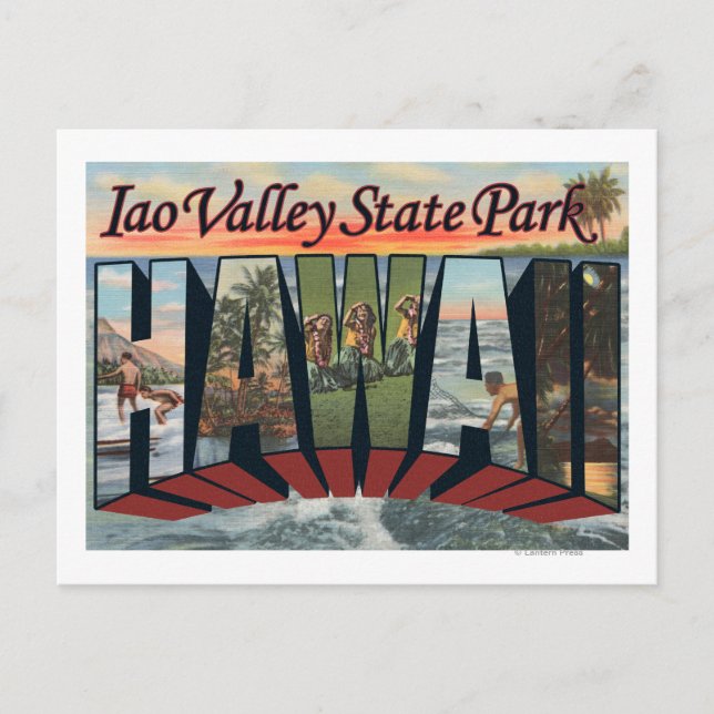 Iao Valley State Park, Hawaii Postcard (Front)