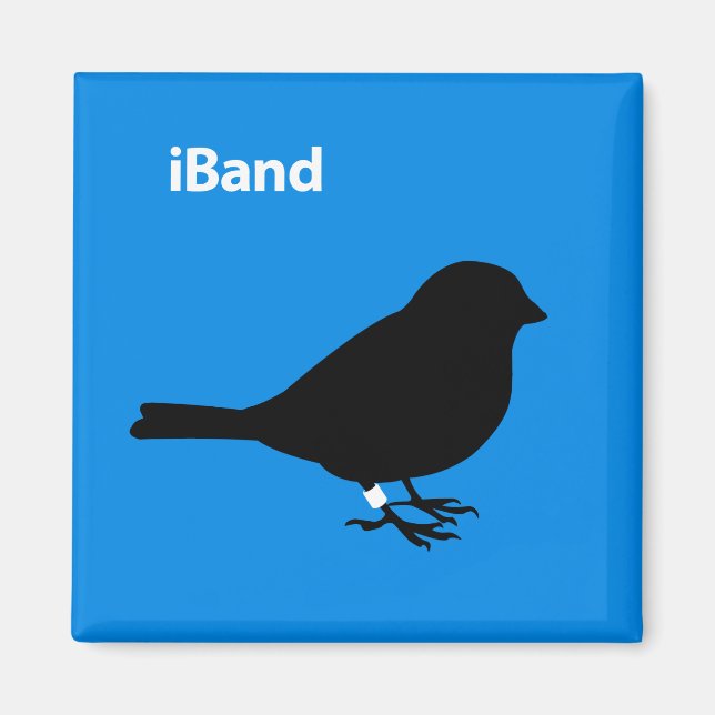 iBand Blue Magnet (Front)