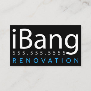 iBang. Construction Roofing Renovation Business Card
