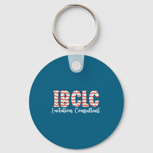 Ibclc Christmas Lactation Consultant Breastfeeding Key Ring