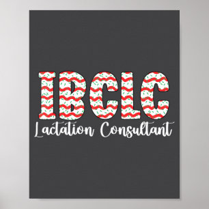 Ibclc Christmas Lactation Consultant Breastfeeding Poster