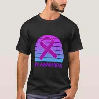 Ibd Awareness Crohn'S And Colitis Purple Vintage R T-Shirt