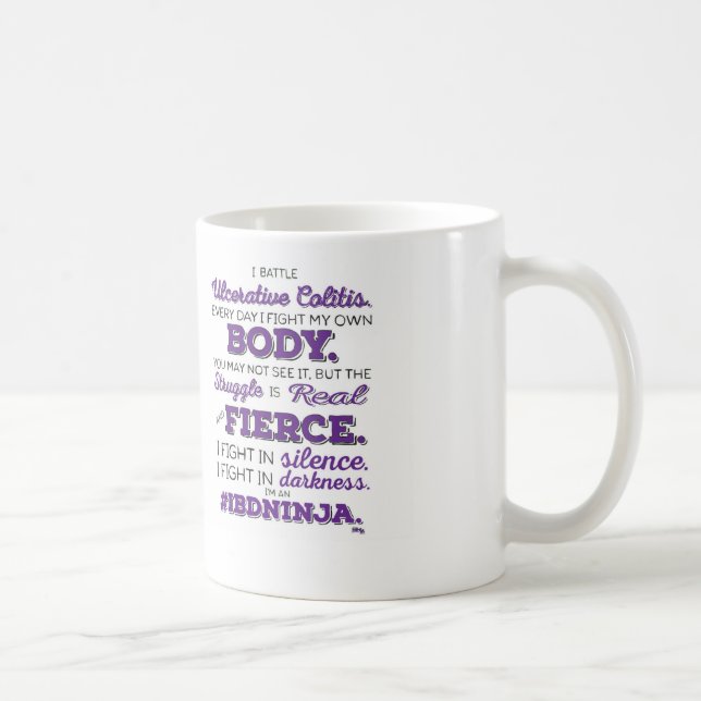 #IBDninja (Ulcerative Colitis) Mug (Right)