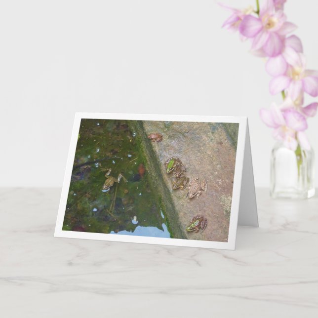 Iberian Frogs Card (Orchid)