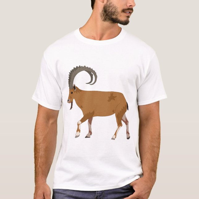 Ibex goat T-Shirt (Front)