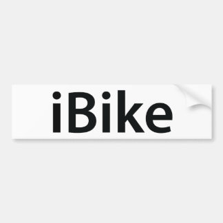 iBike bumper sticker