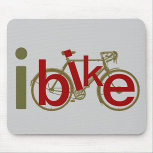 ibike ~ love cycling mouse pad
