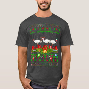 Ibis Birds Lover Xmas Lighting Santa Ugly Ibis Chr T-Shirt