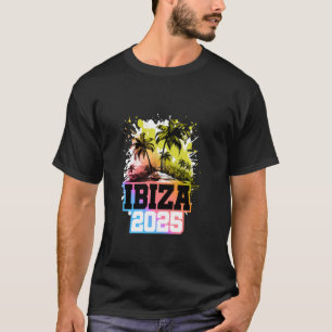 Ibiza 2025 Colourful Team Vacation T-Shirt