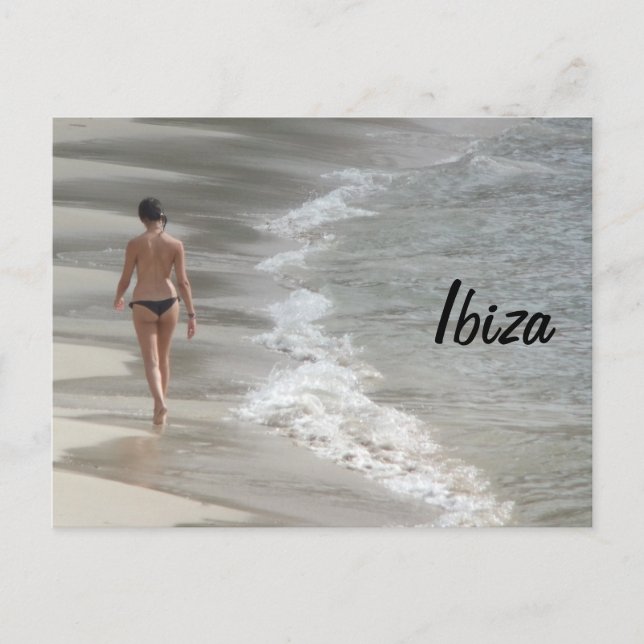 Ibiza Beach Postcard (Front)